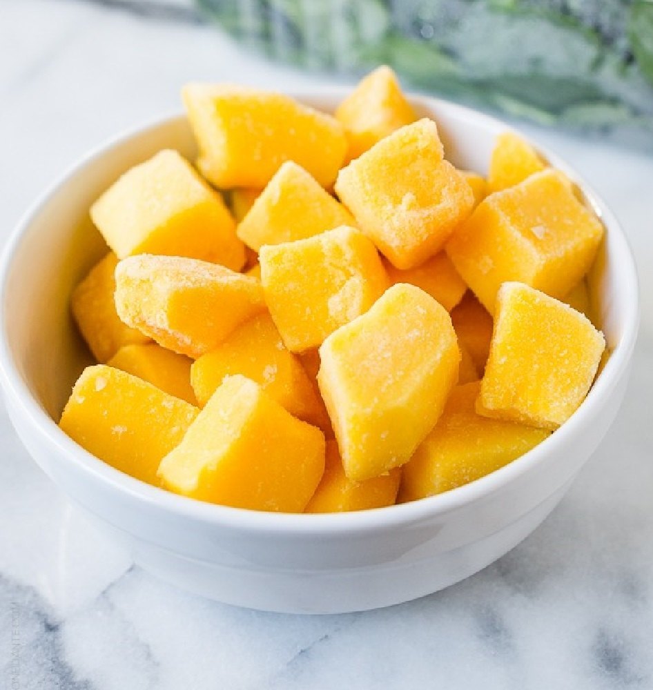 Frozen Mango Cubes